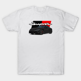 Car Supra 5th Generation GR A90 black T-Shirt